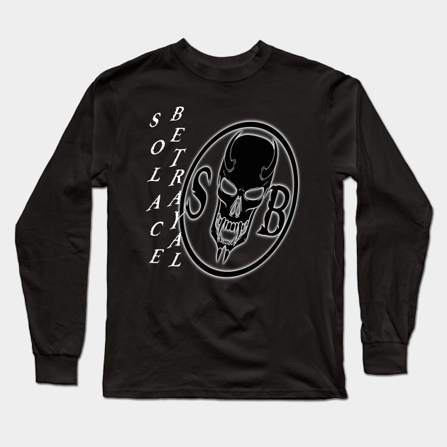 SB Slanted Logo Long Sleeve T-Shirt by SolaceBetrayal